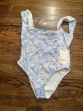 amanda uprichard bathing suit viola one piece toile brocade medium